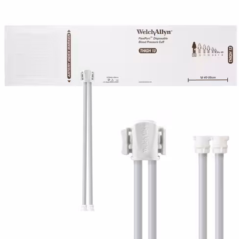 Brassard de PNI, FlexiPort Soft, usage unique, adulte, cuisse 40-55 cm, lot de 20 [2 tubes]