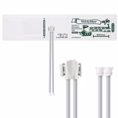 Brassard de PNI, FlexiPort Soft, usage unique, enfant, 15-21 cm, lot de 20 [2 tubes]