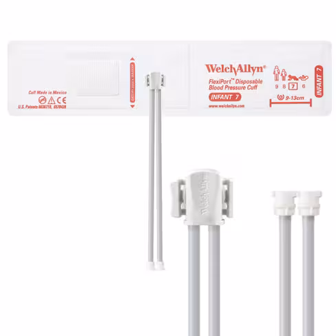 Brassard de PNI, FlexiPort Soft, usage unique, nourrisson, 09-13 cm, lot de 20 [2 tubes]