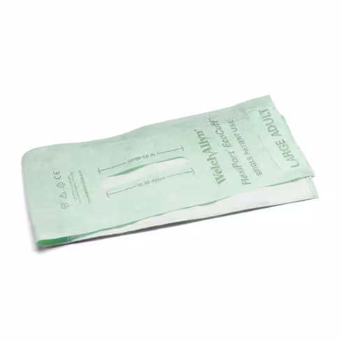 Brassard de PNI, FlexiPort Ecocuff, usage unique, adulte, grande taille 32-43 cm, lot de 100 [sans tube]