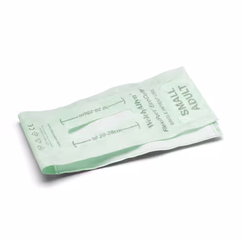 Brassard de PNI, FlexiPort Ecocuff, usage unique, adulte, petite taille 20-26 cm, lot de 100 [sans tube]