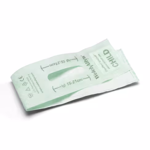 Brassard de PNI, FlexiPort Ecocuff, usage unique, enfant, 15-21 cm, lot de 100 [sans tube]