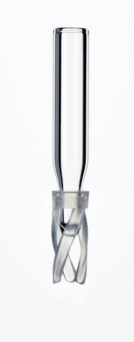 Insert 0.3ml clear glass conical with pe pol, x5000