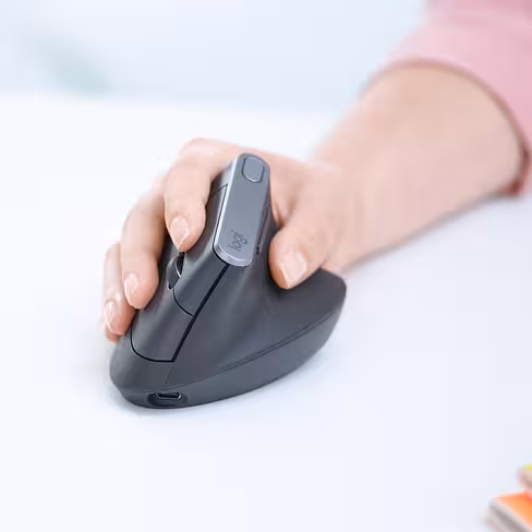 Souris verticale ergonomique sans fil optique - Bluetooth - LOGITECH MX