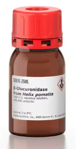 Béta-Glucuronidase from Helix pomatia, Type H-2, aqueous solution, 85,000 units/mL, 25ml