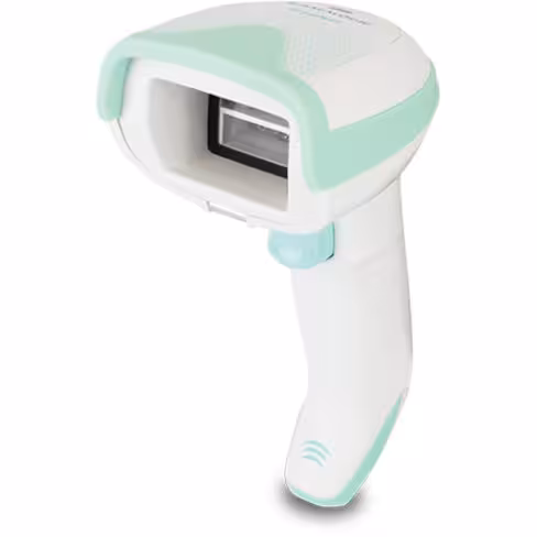 Lecteur code barre sans fil Bluetooth 4.0 1D et 2D USB antibactérien - câble et socle inclus