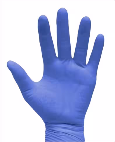 Gant nitrile Fisherbrand non poudrés Indigo, S x 200