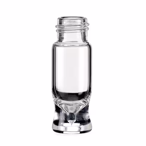 Vial 1.4ml clear screw 9mm short t, x100