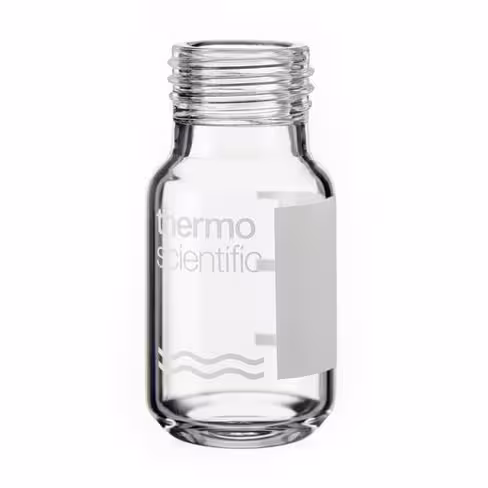 Vial 10ml clear screw 18mm headspace round b, x1000