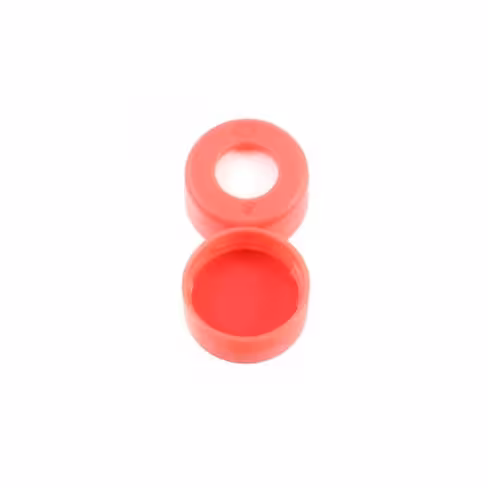 Bouchon snap 11mm red polyethylene white silicon, x5000