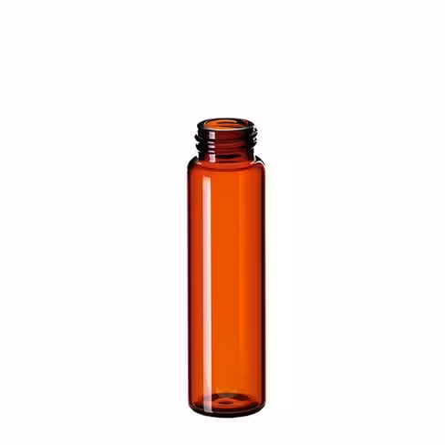 Vial 12ml amber screw 15mm 15-425, x200