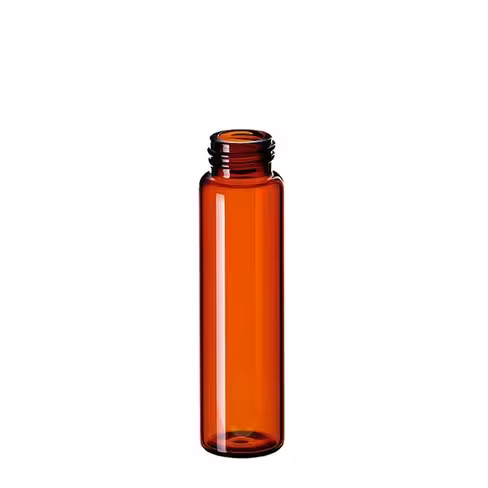 Vial 12ml amber screw 15mm 15-425, x200
