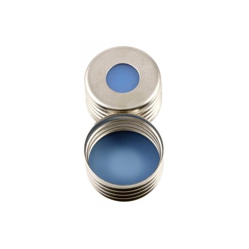 Bouchon screw 18mm silver steel magnetic blue si, x1000