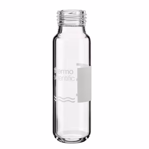Vial 20ml clear screw 18mm headspace round b, x1000