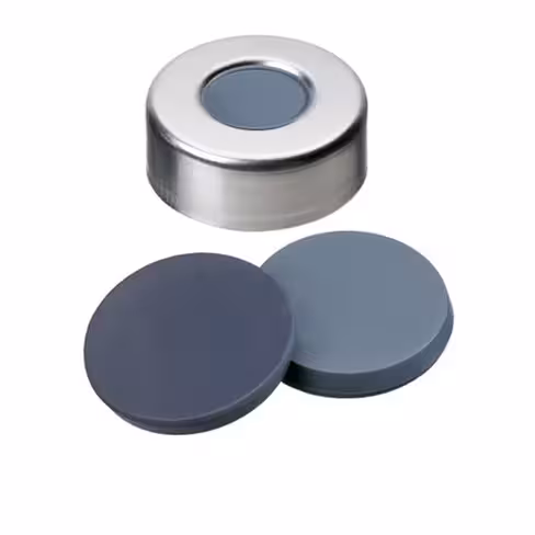 Bouchon crimp 20mm silver aluminum grey butyl /, x5000