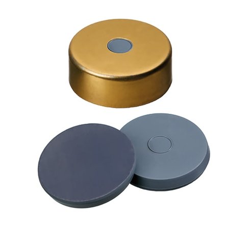 Bouchon crimp 20mm gold steel magnetic grey buty, x1000