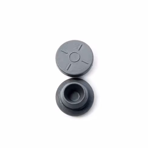 Bouchon SureSTART de 20 mm en caoutchouc de bromobutyle gris, niveau 2 x100