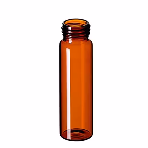 Vial 40ml amber screw 24mm 24-400, x100