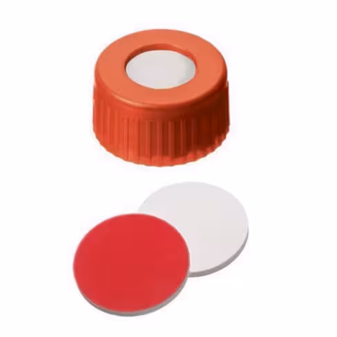 Bouchon avcs screw 9mm red pp white silicone / r, x5000