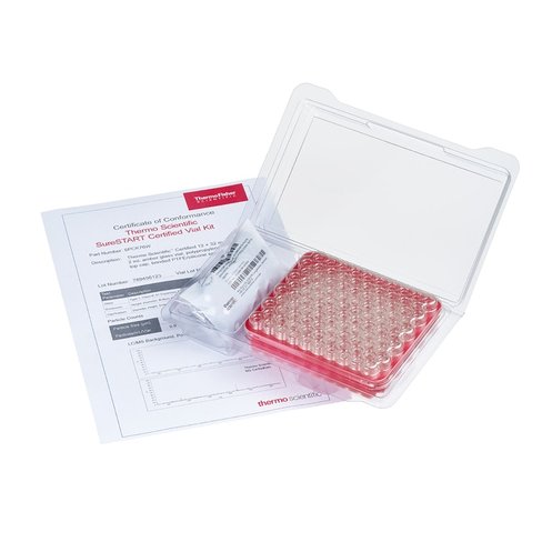 Kit Cert kit vial 0.3ml clear screw 9m, x 100