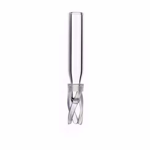 Insert 0.3ml clear glass conical silanized w, x5000