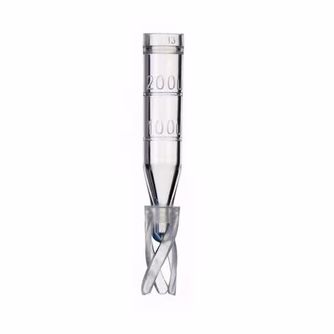 Insert 0.3ml clear polypropylene conical wit, x5000
