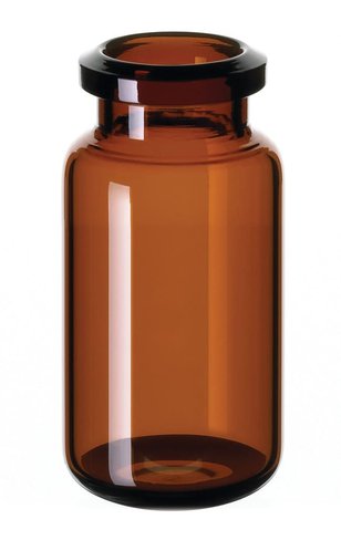 Bouchon crimp 20mm gold steel magnetic blue trans, x100