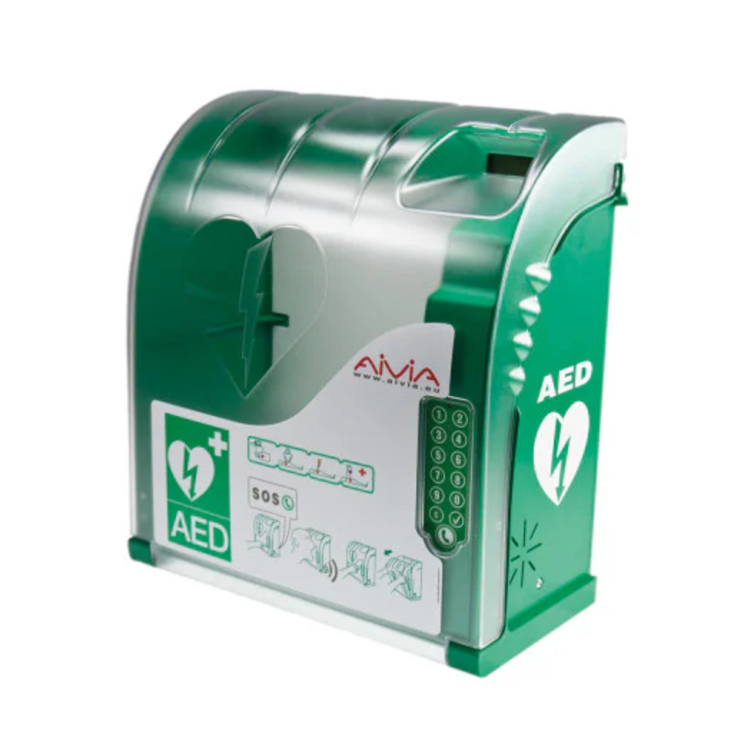 Boîtier mural Aivia 330, avec alarme, éclairage, connexion Ethernet, digicode, téléphonie [distribué par Previmed]