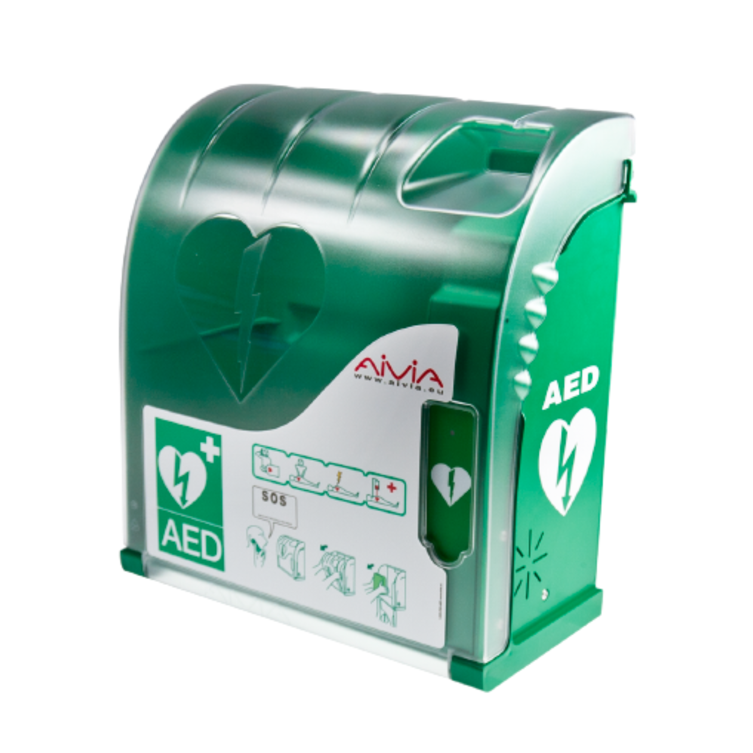 Boîtier mural Aivia 200W, avec alarme, éclairage, ventilation, chauffage [distribué par Previmed]