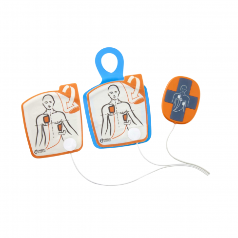 Paire d'électrodes de formation, adulte, avec capteur, pour Powerheart G5