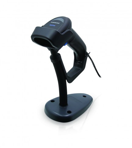 Lecteur code-barres filaire USB - 1D et 2D USB - Datalogic Quickscan Serie 2590 - confirmation bonne lecture - support
