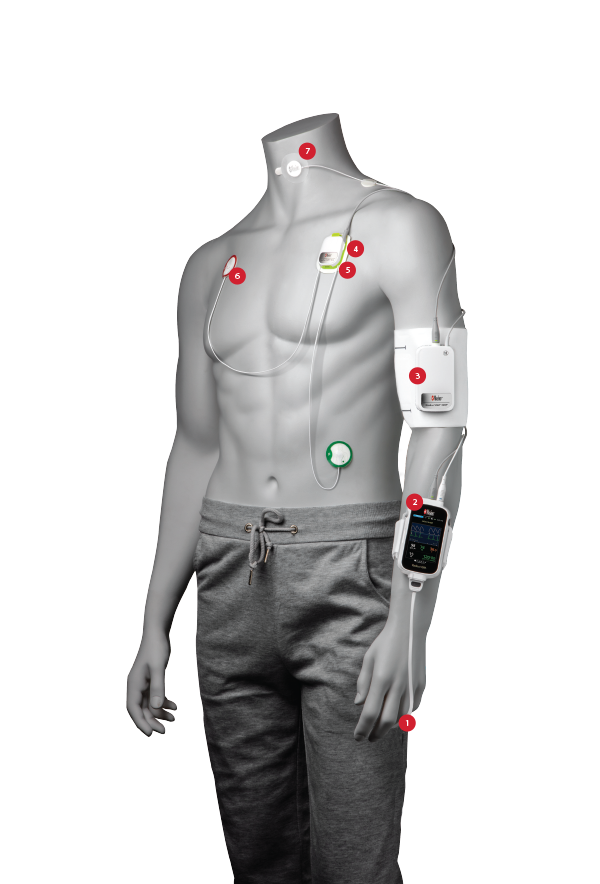 Moniteur Radius VSM [SpO2, PNI, ECG, FC, température, RRp]