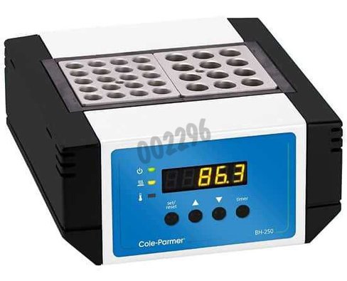 Bain à sec digital 200 °C pour 2 blocks (accessoires) Cole Parmer BH-250D-2-HT