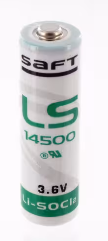 Pile lithium originale - Saft - 3,6 v 2,60 Ah - AA - LS14500 - 1 unité