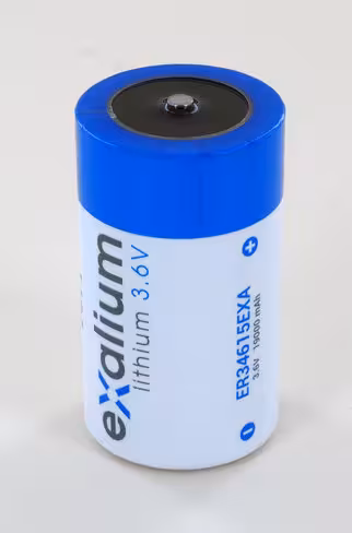 Pile lithium Exalium - 3,6 v 19 Ah - D - ER34615EXA - 1 unité