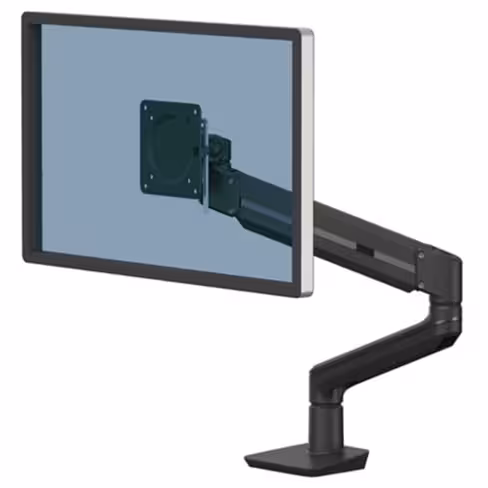Bras support écran Fellowes Tallo - à pince - 1 écran - noir