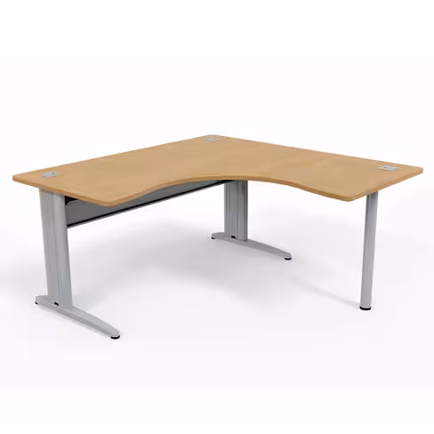 Bureau compact 90° symétrique Corial - l. 160 x pr. 80 cm