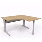 Bureau compact 90° symétrique Corial - l. 140 x pr. 80 cm