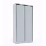 Vestiaire métallique Corial - h. 198 x l. 100 cm - unicolore - fermeture rideaux