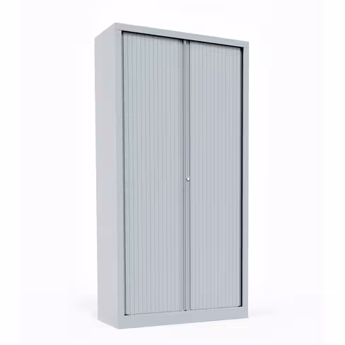 Vestiaire métallique Corial - h. 198 x l. 100 cm - unicolore - fermeture rideaux