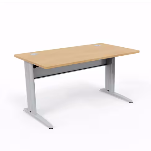 Bureau droit Corial - l. 140 x pr. 80 cm - délai court