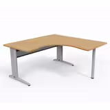 Bureau compact 90° symétrique Corial - l. 160 x pr. 80 cm - délai court