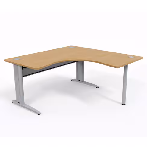 Bureau compact 90° symétrique Corial - l. 160 x pr. 80 cm - délai court