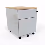 Caisson mobile Corial - 1 tiroir plat + 1 tiroir dossiers suspendus - délai court