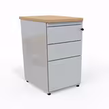 Caisson hauteur bureau Corial - 2 tiroirs plats + 1 tiroir dossiers suspendus - pr. 60 cm - délai court