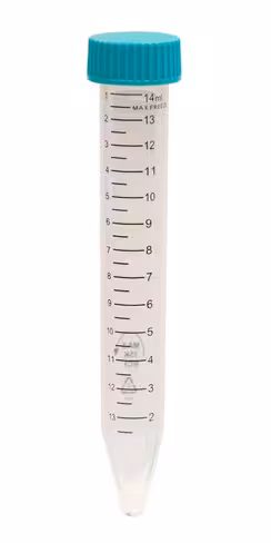 Tube à centrifuger Clearline PP 15ml cap vis stérile vrac / 25 x 500