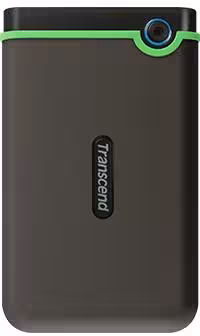 Disque dur externe anti-choc 2.5'' Transcend StoreJet - TS2TSJ25M3S - 2 To - USB 3.1 Gen 1 avec support UASP -