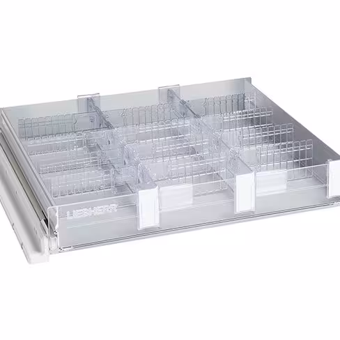 Tiroir alu. fond plein - dim. utiles l. 410 x p. 370 x h. 55 mm - 10 max pour MRFVD35/12 max pour MRFVD40