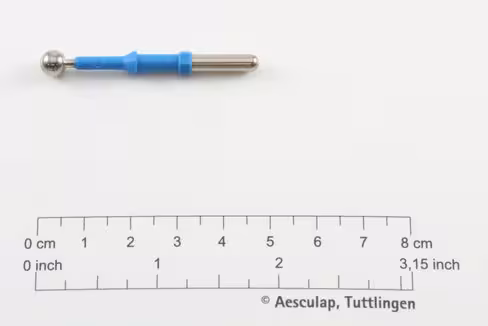 Elect. spher. Ø 6 mm droit tige crte Ø 4,0 mm