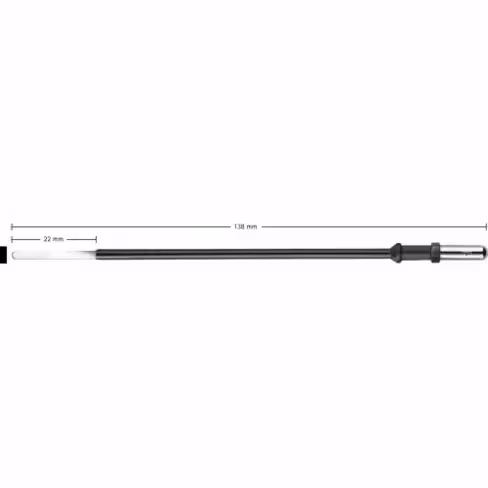Electr. coup. droit tige long. 100 mm Ø 2,4 mm